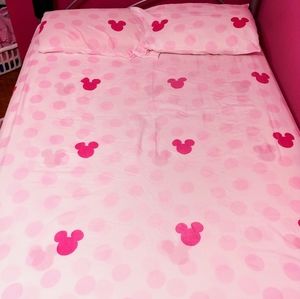 Mickey/Minnie Mouse Sheet Set